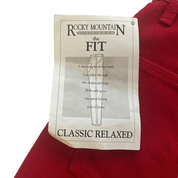 Vintage Rocky Mountain Clothing Co Red Jeans size 32 - Picture 9 of 15